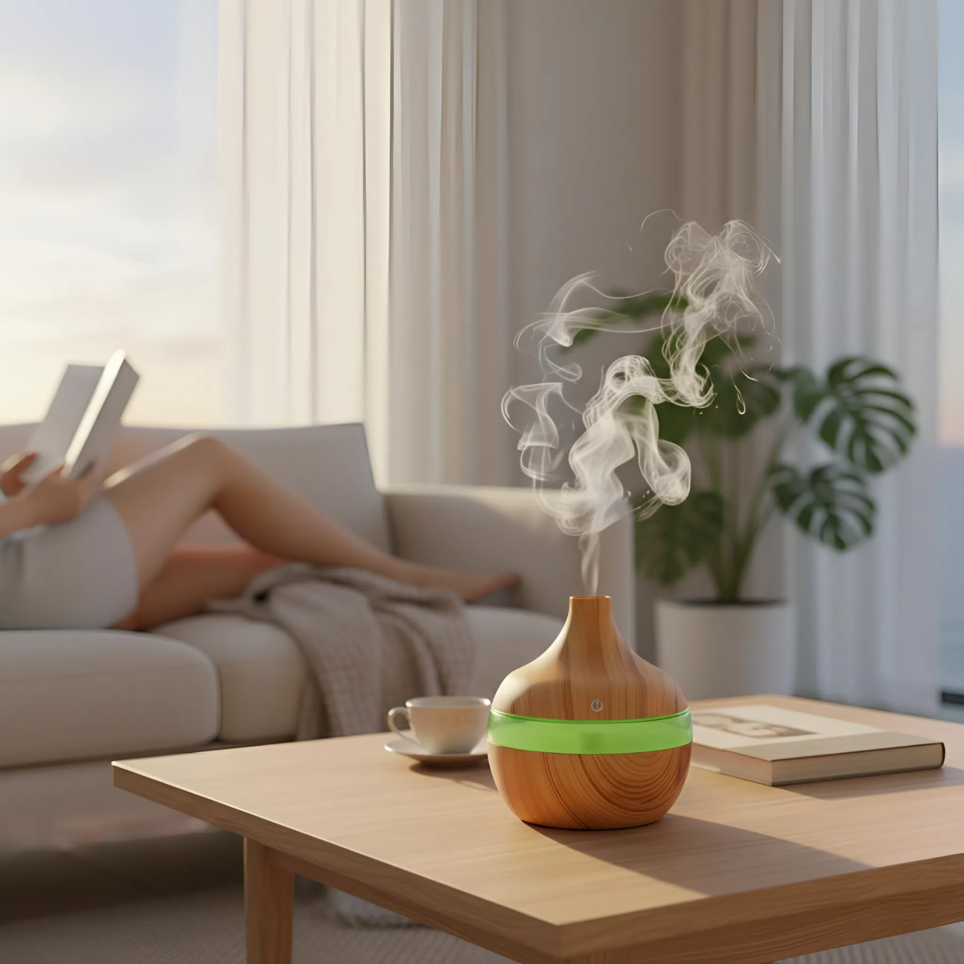 Air Diffuser Wood Ultrasonic